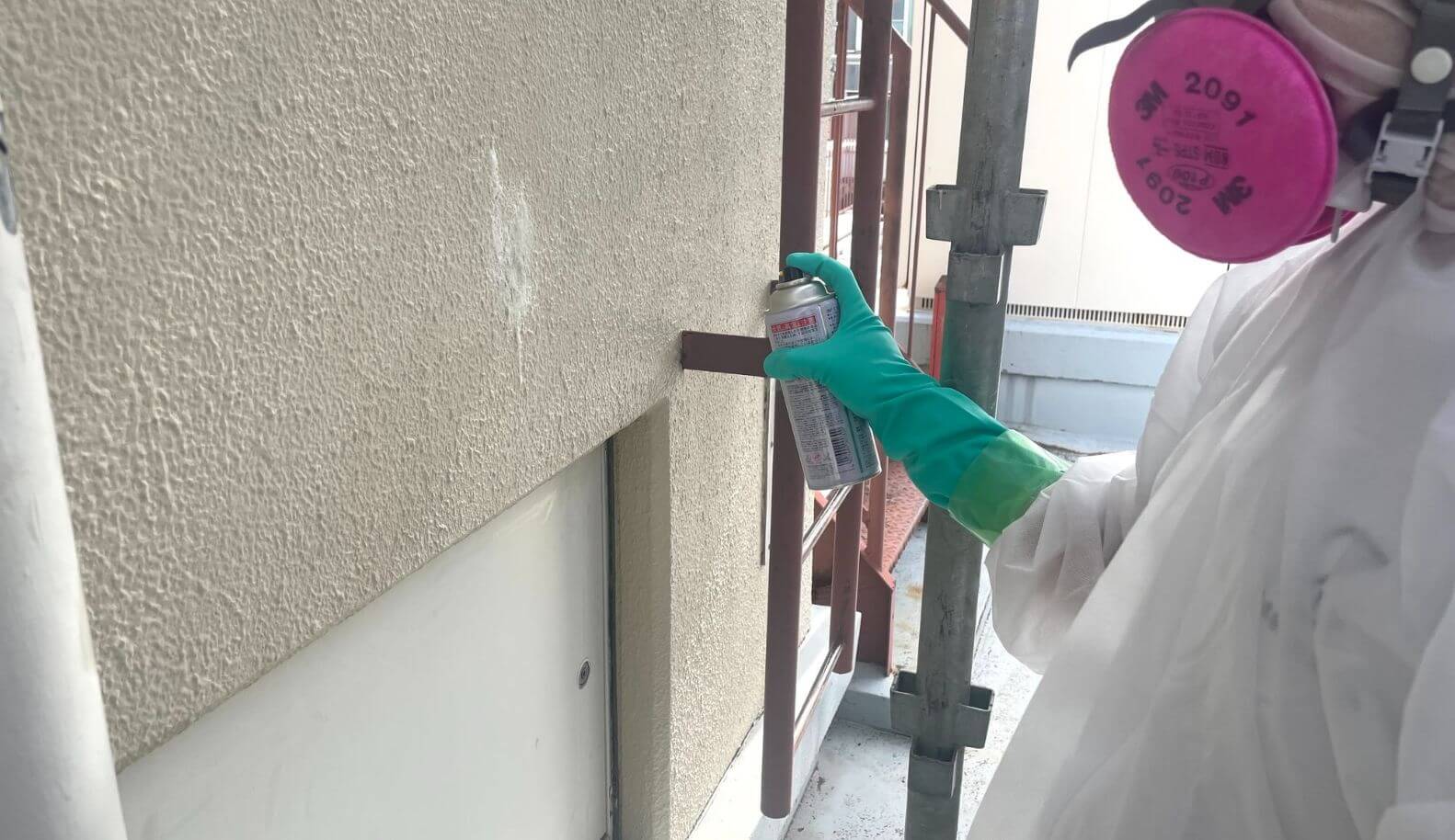 アスベスト解体工事の調査