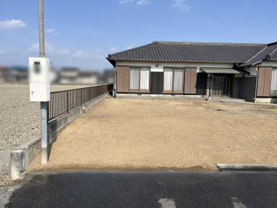 外構工事 岡山 事例｜岡山市南区｜敷地整地・フェンス撤去・駐車スペース整備