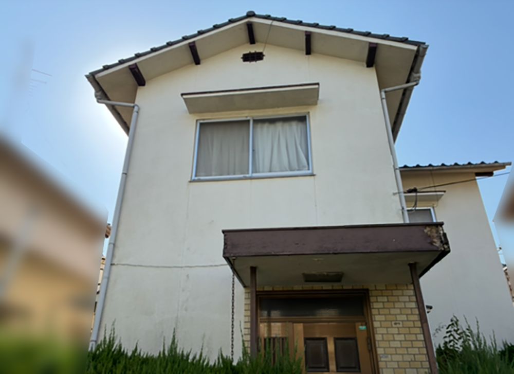 岡山市中区 二棟建物解体工事 施工前の外観3