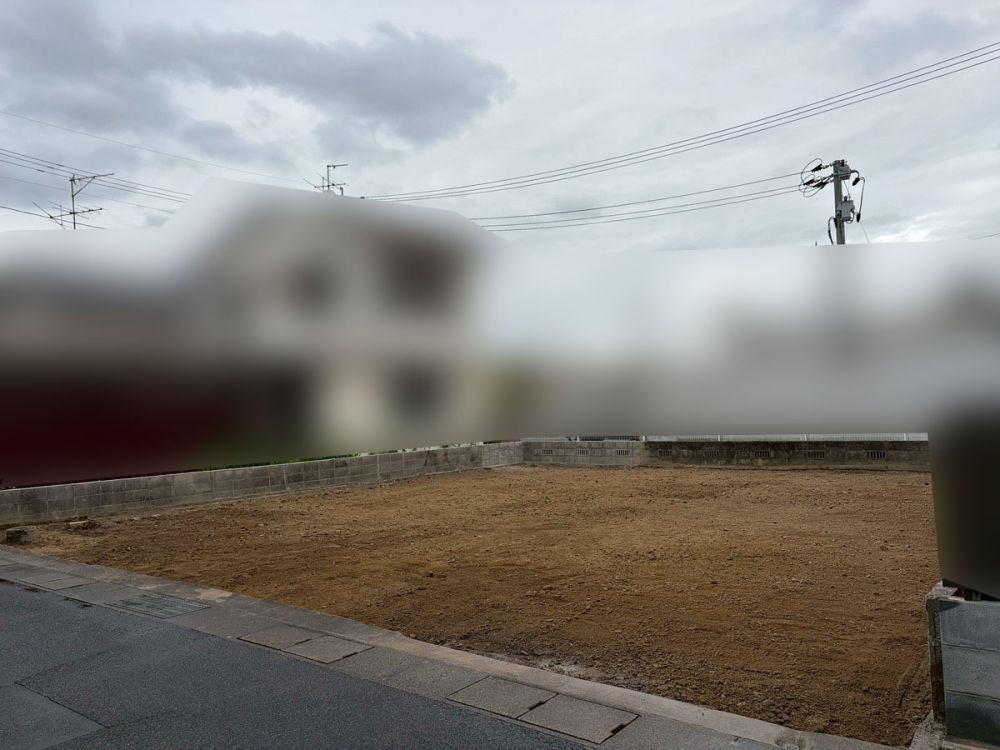 岡山市北区・約25坪の建物解体工事 施工後の整地全景