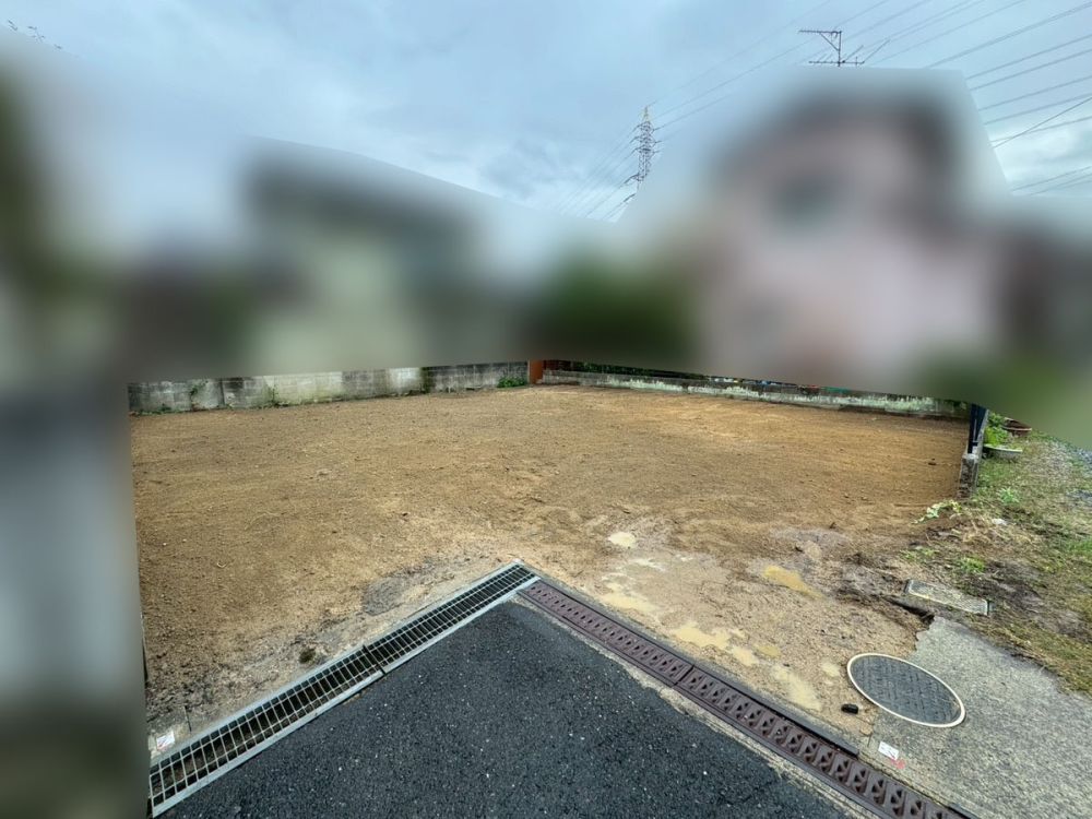 岡山市北区・約25坪の建物解体工事 解体後の整地された敷地